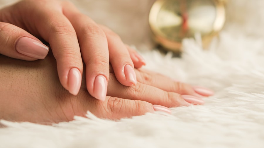 A freshly finished manicure